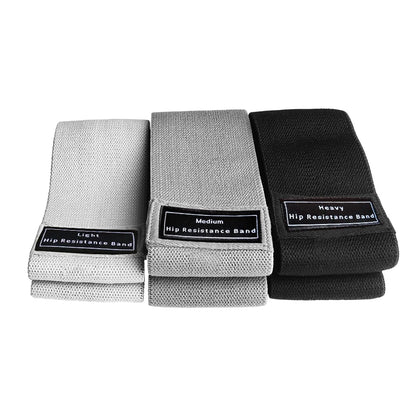 Fabric Resistance Hip Booty Bands Glute Thigh Elastic Workout Bands Squat Circle Stretch Fitness Strips Loops Yoga Gym Equipment - GabyFit Goods