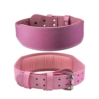 Pink Flash Fitness Belt Weightlifting Powerlifting Belts Gym Fitness Deadlift Pull Up Waist Support Squat Guard Waist Protection