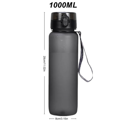 1000ML Sports Water Bottle Leak Proof Drink Bottle Outdoor Travel Portable Gym Fitness Jugs for Office Gym Outdoor Sports - GabyFit Goods