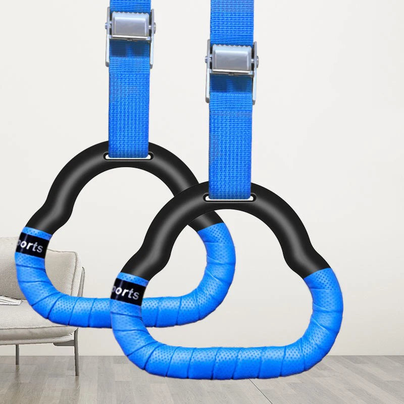 Hanging Ring Home Children's Horizontal Bar Indoor Adult Pull-up Stretch Fitness Equipment Adjustable Ring Pull Training - GabyFit Goods