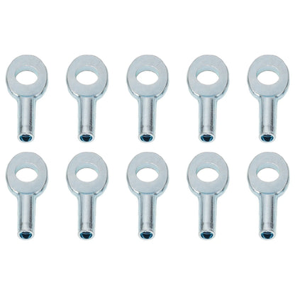 10pcs Gym Pulley Machine Cable Eyelet Terminal Wire Rope Port Joint Stopper Gym Gyms Steel Wire Gym Pulley Machine Cable Eyelet - GabyFit Goods