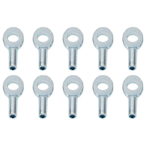 10pcs Gym Pulley Machine Cable Eyelet Terminal Wire Rope Port Joint Stopper Gym Gyms Steel Wire Gym Pulley Machine Cable Eyelet