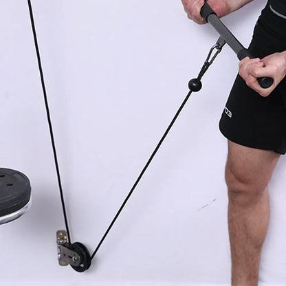 Wall-mounted Gym Home Rotating Silent Pulley Bearing Pulley for DIY Gym Equipment Pulley Block Stainless Steel Mute BearingWheel - GabyFit Goods