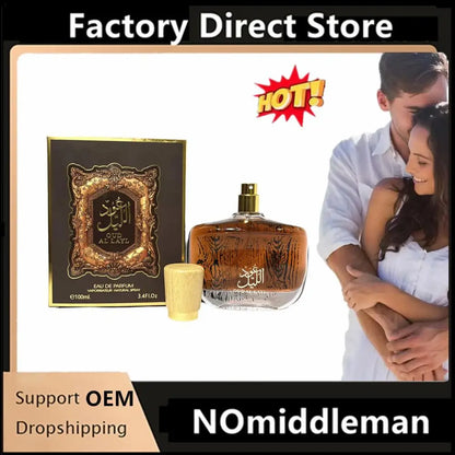 Arabic Perfume Men Lasting Fragrance Body Perfumes Masculinos Workdating Eau De Parfum Relieves Dating Awkward Odor 100ml