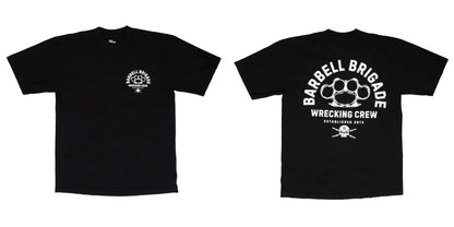 Barbell Brigade 2024 Summer Gym T Shirt Men Bodybuilding Fitness Cotton Short Sleeve T-shirt Training Tees Fashion Muscle Tshirt