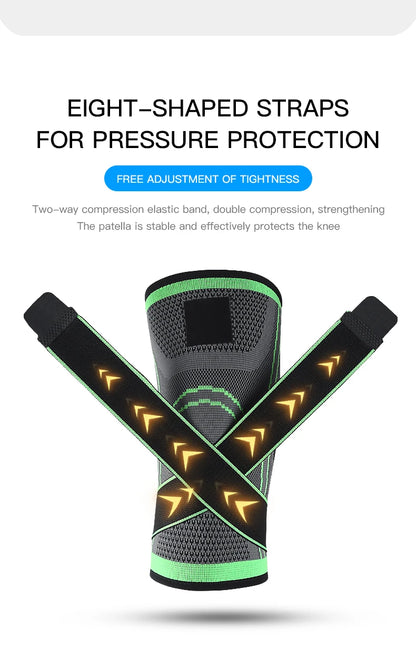 Sports Compression Knee Brace Elastic Support Pads Knee Pads Fitness Equipment Volleyball Basketball Cycling 2023 - GabyFit Goods