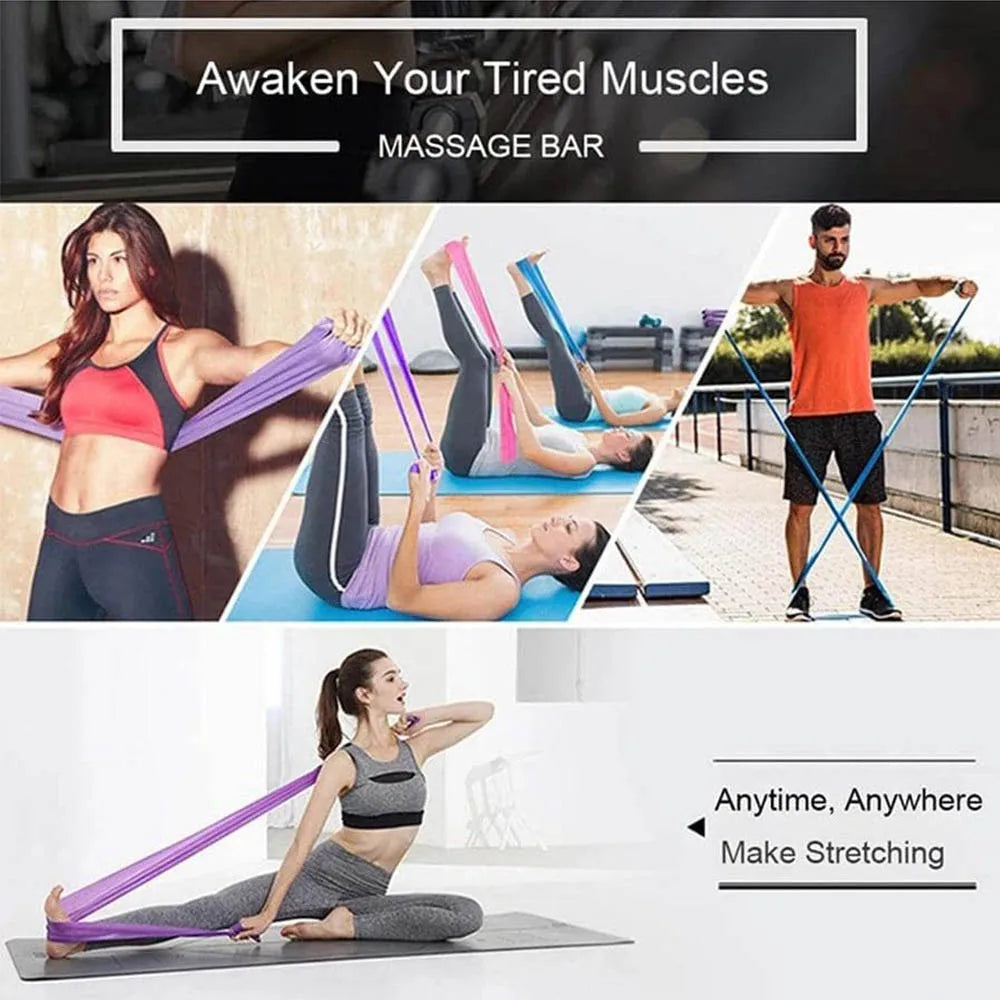 Resistance Bands for Working Out Exercise Bands Physical Therapy Outdoor Fitness Training Pilates Home Gym Stretch Elastic Band - GabyFit Goods
