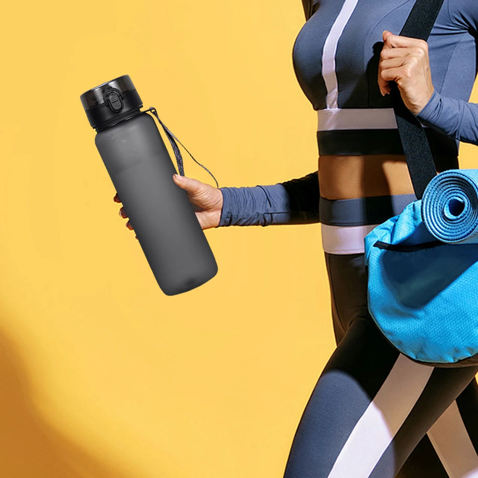 1000ML Sports Water Bottle Leak Proof Drink Bottle Outdoor Travel Portable Gym Fitness Jugs for Office Gym Outdoor Sports