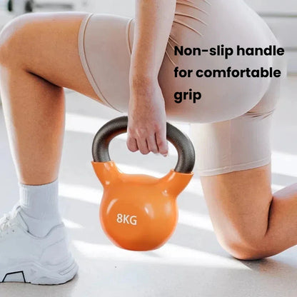 Kettlebell Fitness for Men and Women Home Gym 8KG Weighted Ball Dumbbell for Deep Squats Abdomen Slimming Arm Butt Training