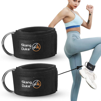 Ankle Strap Bodybuilding Gym Pulley Anklet Training Ankle Cuff Gym Equipment D-Ring Resistance Weight Leg Training Brace Support - GabyFit Goods