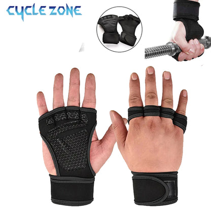 Weight Lifting Training Gloves for Women Men Fitness Sport Cycling Breathable Gym Gloves Palm Protector Fingerless Gym Equipment - GabyFit Goods