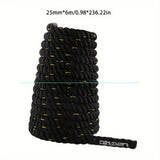 Adjustable 5m-7m Heavy Duty Battle Rope for Core Strength Training - Ideal for MMA, UFC & Fitness Enthusiasts - Durable Polyester
