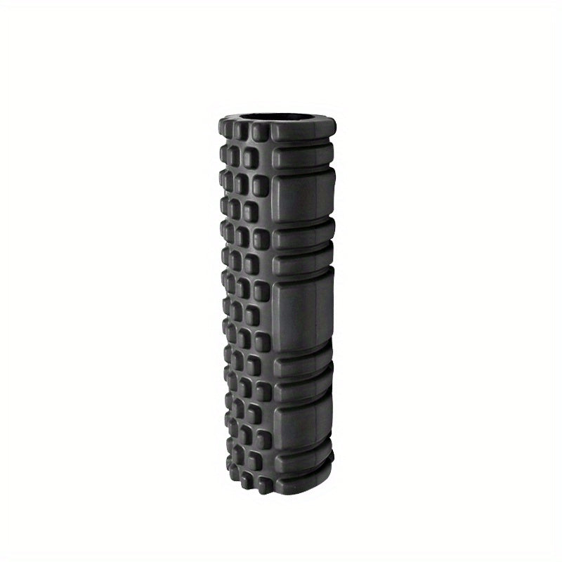 1pc Grid Style Massage Roller, 30×8cm Yoga Balance Hollow Column, For Muscle Massage, Physical Therapy & Exercise Rehabilitation