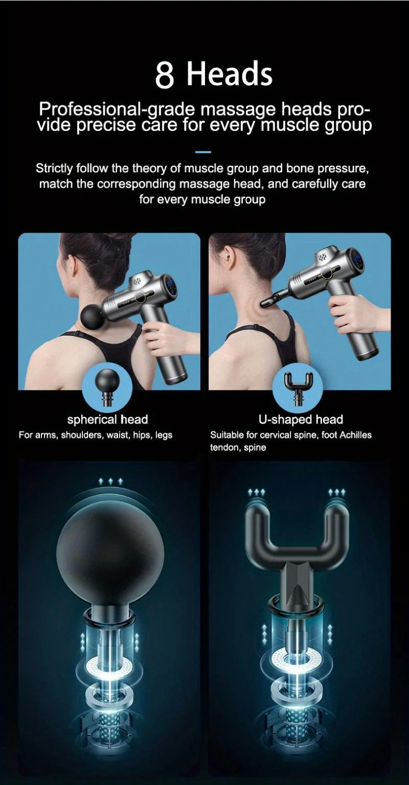 Handheld Portable Deep Tissue Massage Gun - GabyFit Goods