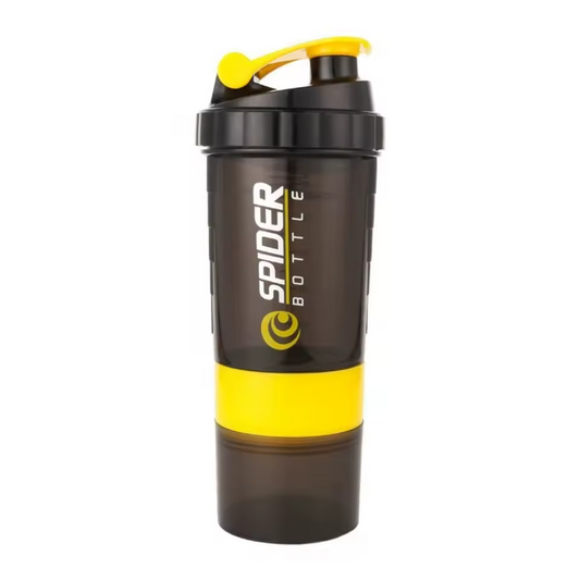 3-Layer Protein Shaker Bottle with Storage: - GabyFit Goods